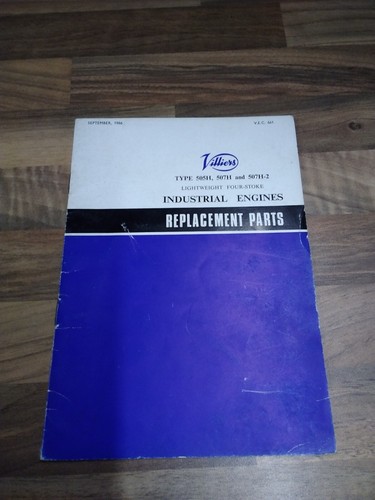 Villiers type 505h - type, 507h