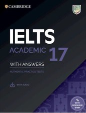 Cambridge English IELTS 17 ACADEMIC Practice Tests with Answers & AUDIO  - NEW