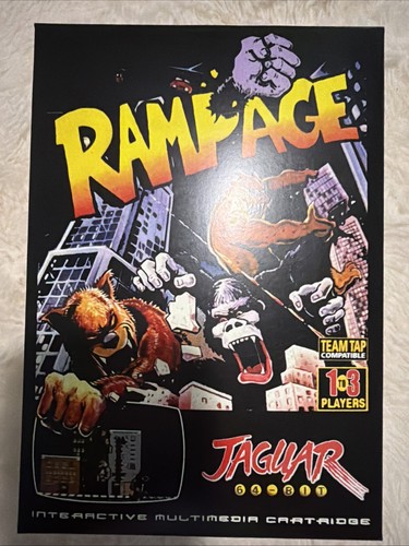 Atari jaguar rampage cartridge - rampage,
