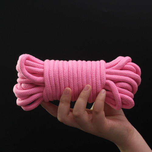 Pink cotton hemp - cotton, bondage