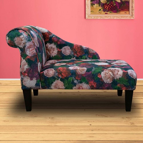 Print floral chaise longue - print,