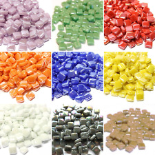 8mm Iridised Square Tiles (Pick Colour & Pack Weight)