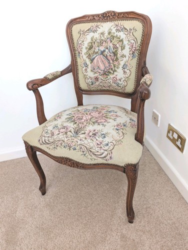 Carved french antique - oak, arm