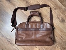 Rocha John Rocha RJR Brown Genuine Leather Messenger Bag