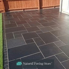 Black Limestone Natural Paving