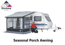Dorema Oslo 4 Seasons Size 1 Seasonal Caravan Porch Awning 25mm Steel Frame 