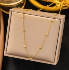 18ct Gold-Plated Beaded