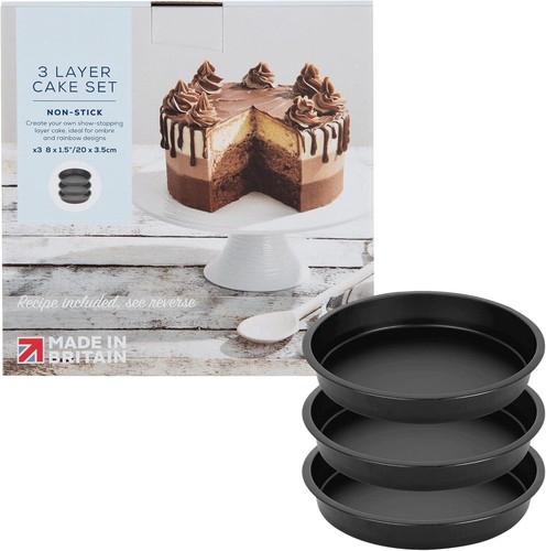 Layer black rainbow cake set - layer,