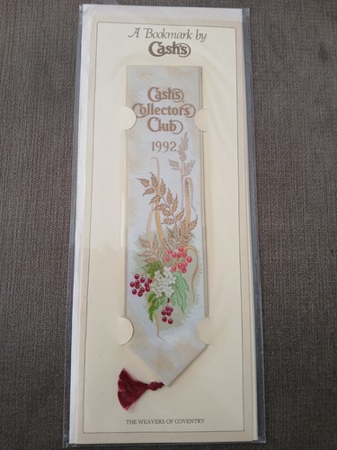 Cash ltd woven bookmark - &,