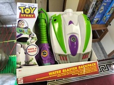✅✅RARE Disney pixar Toy Story Lightyear Premium Water Gun Backpack Free Shipping