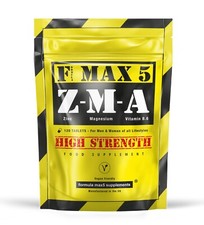 Zinc Magnesium B6 ZMA - 120 Tablets - Muscle Energy, Testosterone Sleep Booster