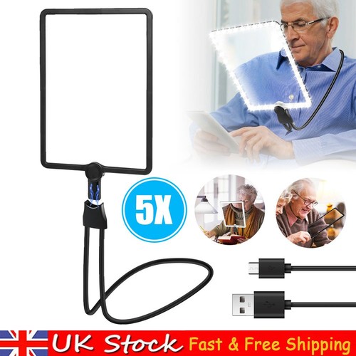 Hands free magnifying - glass, 5x