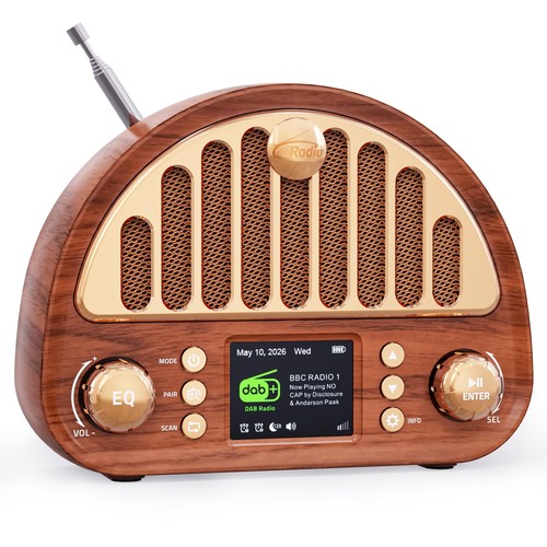 Rocam retro digital dab - dab, radio