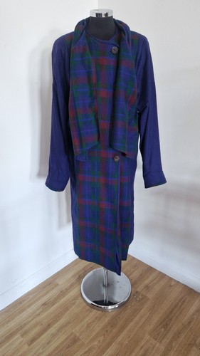 Avoca purple tartan coat size - purple,
