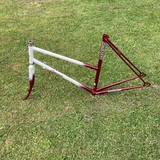 Retro Raleigh cascade ladies steel bike frame - 56cms, 700c, Eroica