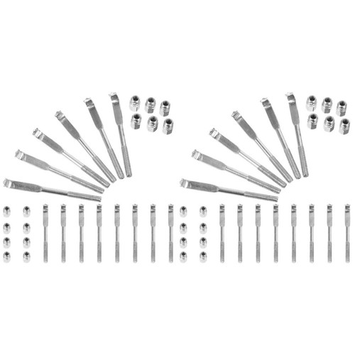 48pcs small banjo hooks metal - hooks,