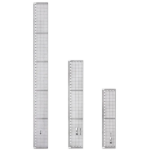 Pvc grid students ruler - pvc,