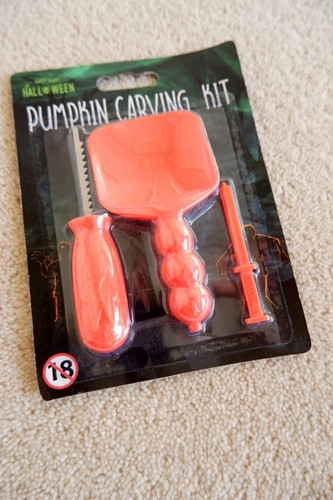 Pumpkin carving kit - carving, green