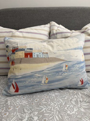 Laura ashley blue cushion - ashley,