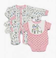 Baby girls clothes 5 piece unicorn layette set gift 6-9 months