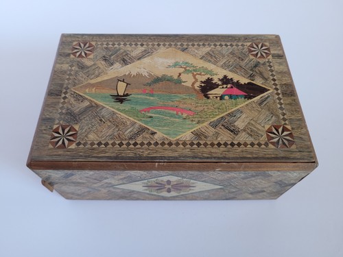 Vintage wooden japanese - vintage,