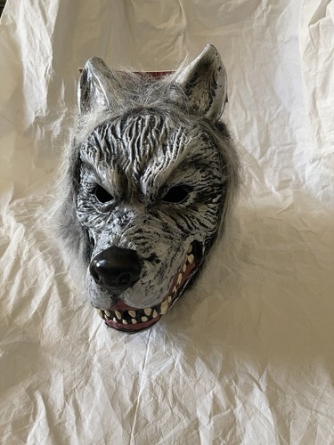 Adult hairy werewolf mask - werewolf,