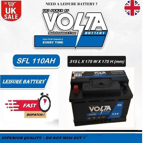 12v 110ah leisure battery - 110ah,