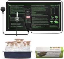 WATERPROOF MUSHROOM HEAT MAT with digital thermostat.