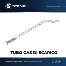 Marmitta Centrale Tubo Gas Scarico Fiat Punto(188) 1.2 60 Natural power 99'-2012