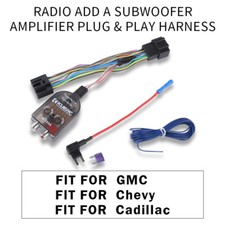 Radio Amp Subwoofer Amplifier Wire For Chevy Cadillac DTS Escalade Pontiac Vibe
