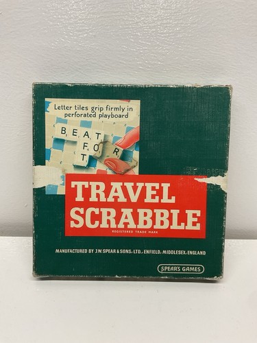 Scrabble vintage travel - vintage,