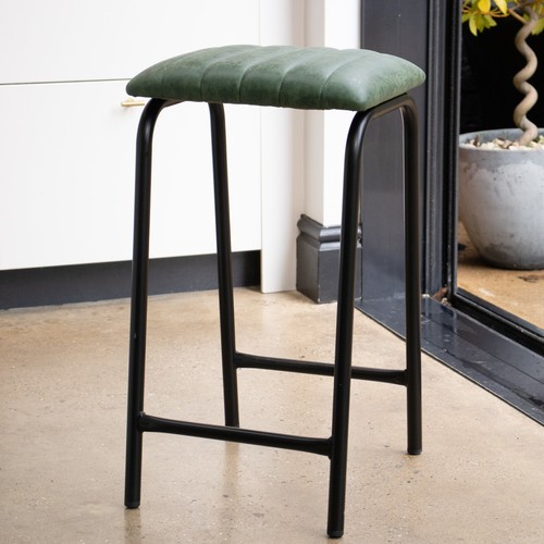Green bar stool - green,