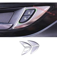 For Buick Regal 18-2020 Silver Titanium Inner Door Bowl Cup Lock Cover Trim