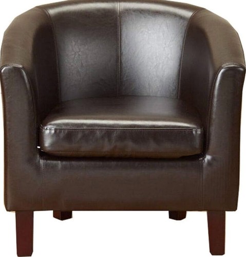 1home bonded leather tub - tub, chair