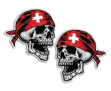 2 x 15cm Switzerland Flag