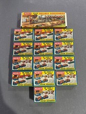 Merit Ho Gauge Railway Accessories, all boxed, Original, Vintage, Rare.