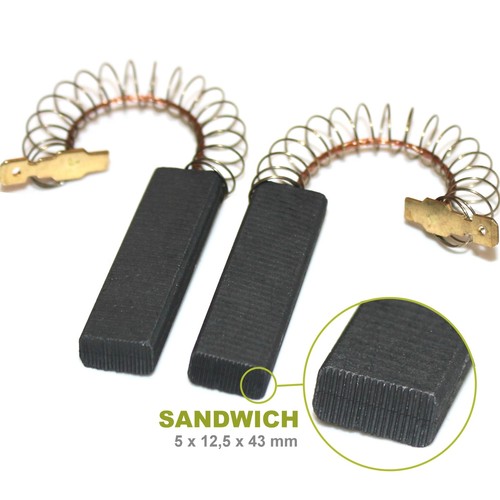 Carbon brushes motor - ,