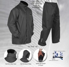 Vass Waterproof Jacket And Trousers - Titanium Grey WaterProof Carp Fishing Suit