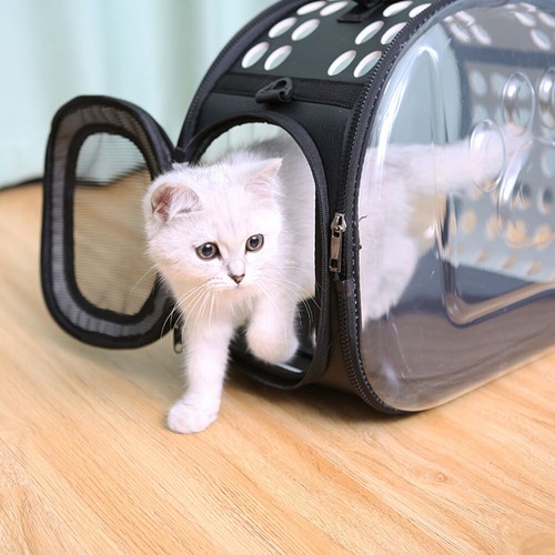 Cat carrier box puppy portable - cat,