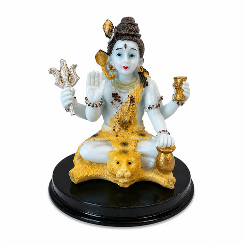 Lord shiva resin idol 10cm - shiva,