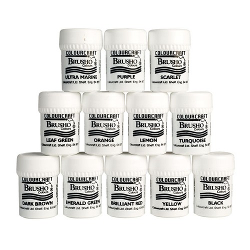 Colourcraft brusho pack - of, 12