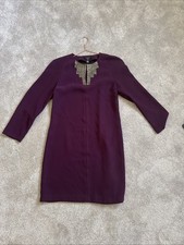 Ted Baker Woman’s Tunic Dress Size 0 -burgandy