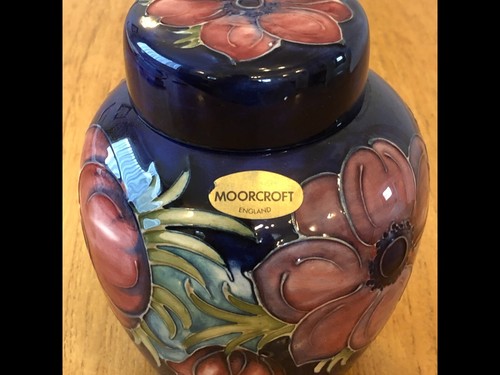 Moorcroft art pottery ginger - moorcroft,