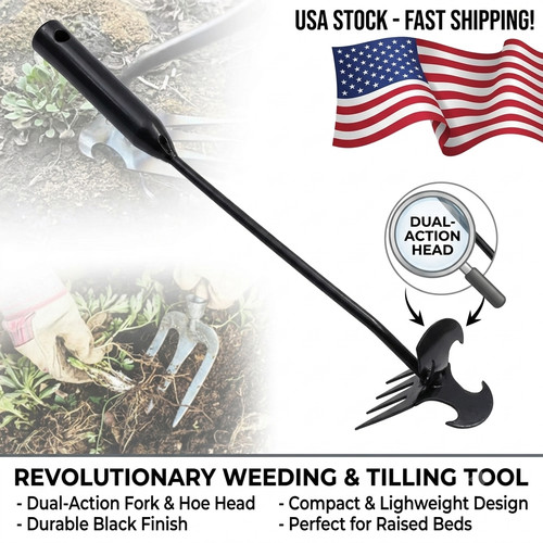 Teeth weed puller tool - 4,