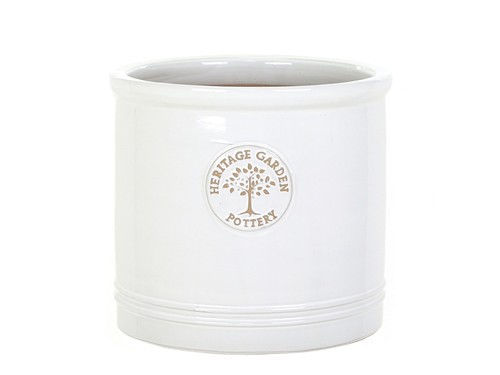 White heritage cylinder - heritage, garden
