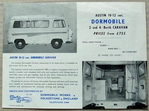 Austin cwt dormobile - cwt,