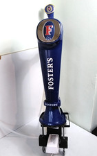 Fosters Lager Beer Pump Brewerania Pub Man Cave Home Bar Blue Metal