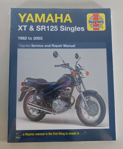 Reparaturanleitung yamaha - yamaha, xt