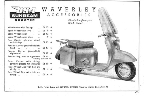 1960 motor cycle advert bsa - motor,