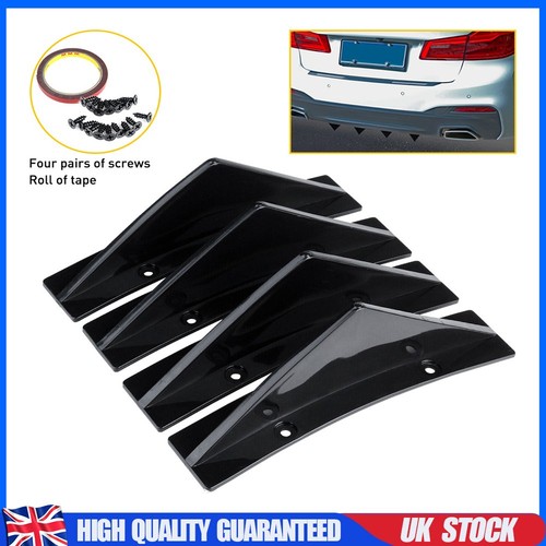 Glossy black rear - 4x, bumper